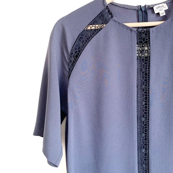 Aritzia | Wilfred Mirabel Heather Purple Blouse - Picture 3 of 8